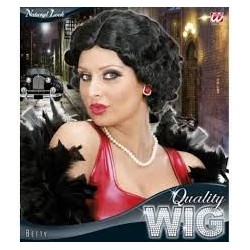 PERRUQUE COURTE NOIRE ONDULEE FEMME BETTY