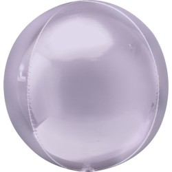 BALLON METALIQUE ORBZ LILAS 38 X 40 CM