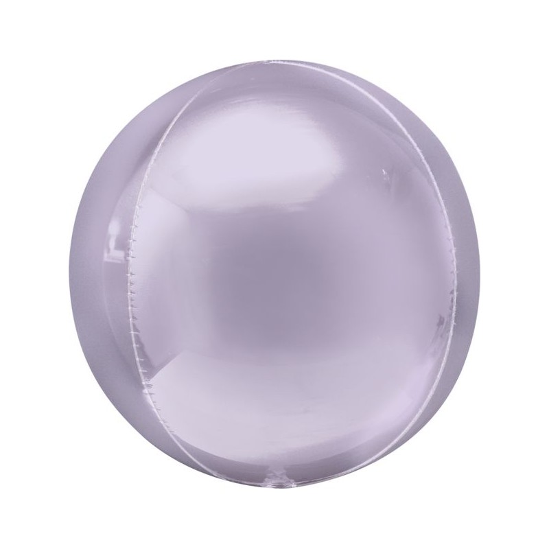 BALLON METALIQUE ORBZ LILAS 38 X 40 CM