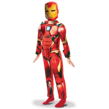 DEGUISEMENT IRON MAN AVEC MUSCLE TAILLE 5-6 ANS 