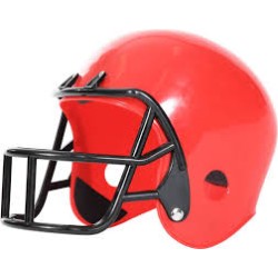 CASQUE FOOTBALL AMERICAIN ROUGE 