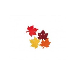 SACHET 8 FEUILLES AUTOMNE SUR PINCE 