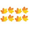 BOITE 8 FEUILLES AUTOMNE BICOLORES