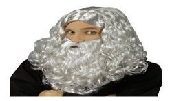 PERRUQUE MERLIN BRILLANTE GRISE BARBE ET PERRUQUE 
