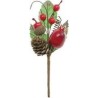 BRANCHE DECORATIVE DE NOEL  15 CM 