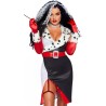 DEGUISEMENT ROBE CRUELA TAILLE L DEGUISEMENT ROBE CRUELA TAILLE L