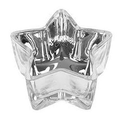 PHOTOPHORE ETOILE ARGENT METALLISE
