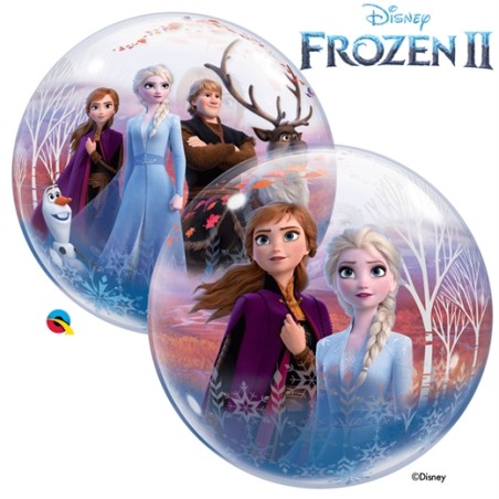 BALLON BUBBLES REINE DES NEIGES 2  56 CM 