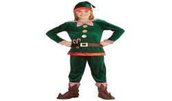 DEGUISEMENT ENFANT LUTIN ASSISTANT DU PERE NOEL TAILLE 116