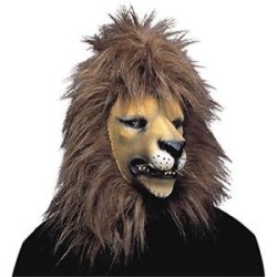 MASQUE LATEX LION AVEC POILS 