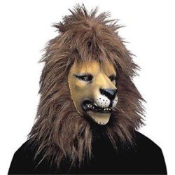 MASQUE LATEX LION AVEC POILS 