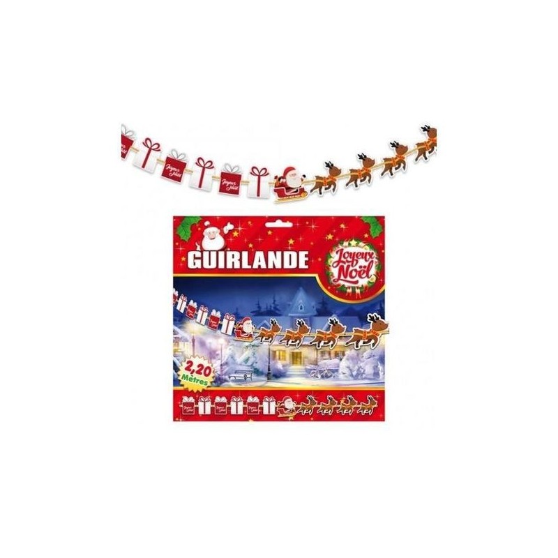 GUIRLANDE JOYEUX NOEL 2.20 METRES GUIRLANDE JOYEUX NOEL 2.20 METRES