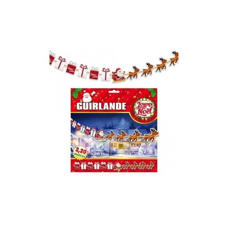 GUIRLANDE JOYEUX NOEL 2.20 METRES