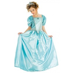 DEGUISEMENT PRINCESSE BLEUE CENDRINE 128 CM