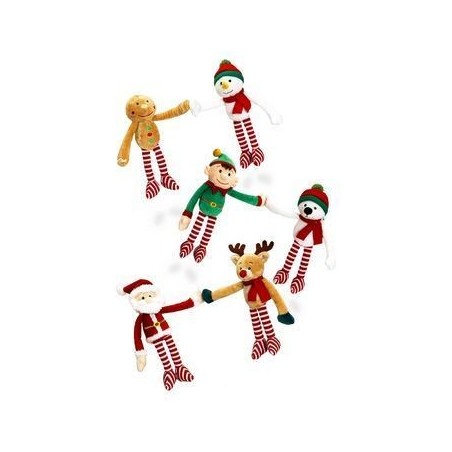 PETITE PELUCHE  NOEL PERE NOEL- LUTIN- BONHOMME DE NEIGE 