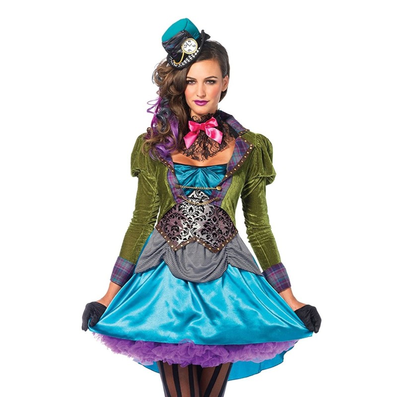 DEGUISEMENT CHAPELIER FOU FEMME TAILLE XS DEGUISEMENT CHAPELIER FOU FEMME TAILLE XS