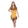 DEGUISEMENT INDIENNE NOUVEAU MONDE MARRON  TAILLE M 5-6 ANS  DEGUISEMENT INDIENNE NOUVEAU MONDE MARRON  TAILLE M 5-6 ANS