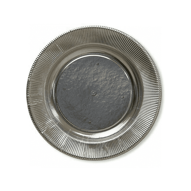 8 ASSIETTES 27 CM ARGENT  8 ASSIETTES 27 CM ARGENT