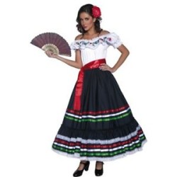 DEGUISEMENT DANSEUSE MEXICAINE TAILLE L