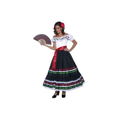 DEGUISEMENT DANSEUSE MEXICAINE TAILLE L