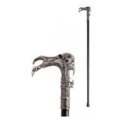 CANNE METAL TETE DE MORT 93 CM 