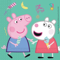 20 SERVIETTES PEPPA PIG 33 X 33 CM