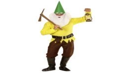 DEGUISEMENT NAIN JAUNE TAILLE M 