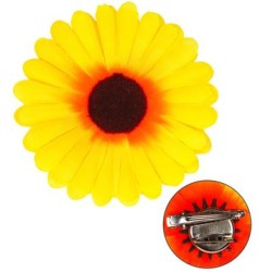 BARRETTE FLEUR DE TOURNESOL