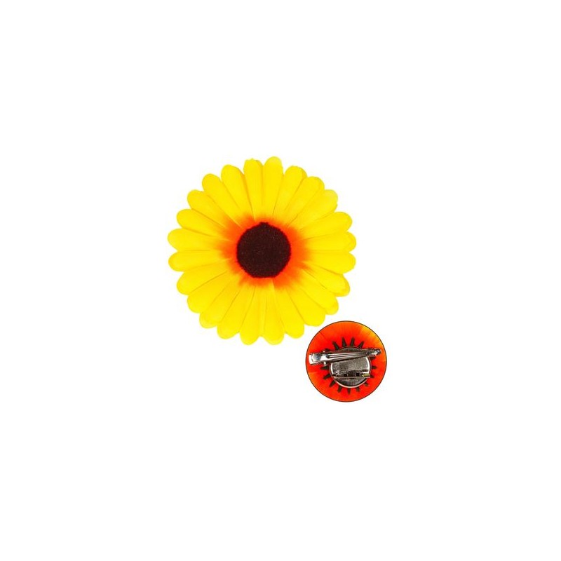 BARRETTE FLEUR DE TOURNESOL