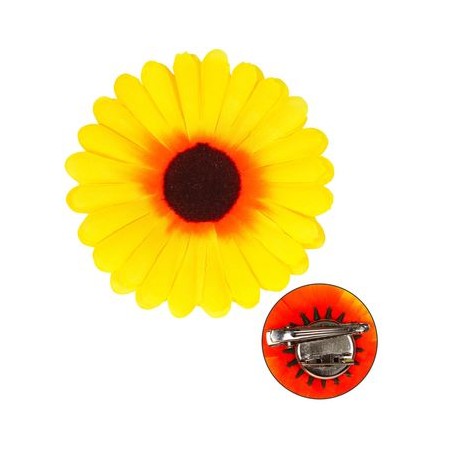 BARRETTE FLEUR DE TOURNESOL