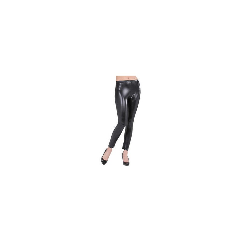 LEGGINGS NOIR BRILLANT TAILLE S/M