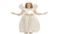 DEGUISEMENT ANGE BLANC ET OR TAILLE 140