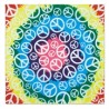 BANDANA HIPPIE PEACE MULTICLORE