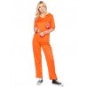 DEGUISEMENT PRISONNIERE ORANGE TAILLE S