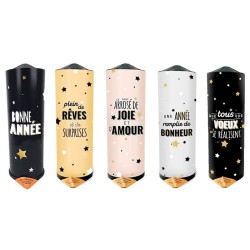 BOMBE DE TABLE FIN D'ANNEE 5 MODELES ASSORTIS