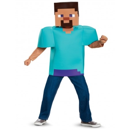 DEGUISEMENT STEVE CLASSIQUE MINECRAFT TAILLE 4/6 ANS