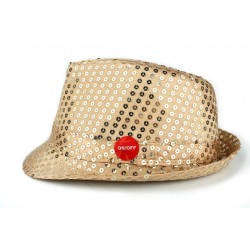 CHAPEAU 6 LEDS SEQUIN ROSE GOLD