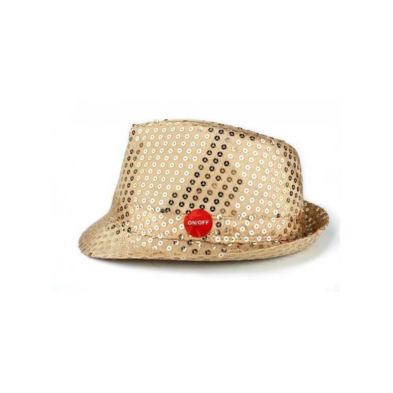 CHAPEAU 6 LEDS SEQUIN ROSE GOLD
