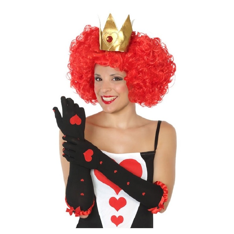 GANTS LONGS NOIRS REINE DE COEUR GANTS LONGS NOIRS REINE DE COEUR