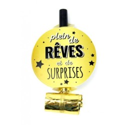 SACHET DE 6 SANS GENES "REVES ET SURPRISES" OR 