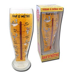 VERRE A BIERE XXL "BARO METRE"