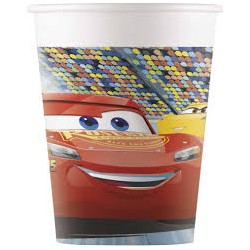 8 GOBELETS CARS 200 ML 