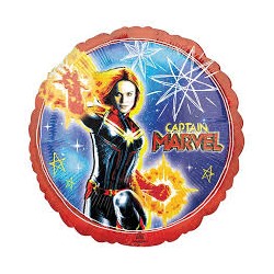 BALLON METALLIQUE ROND CAPTAINE MARVEL AVENGERS 43 CM 