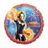 BALLON METALLIQUE ROND CAPTAINE MARVEL AVENGERS 43 CM 