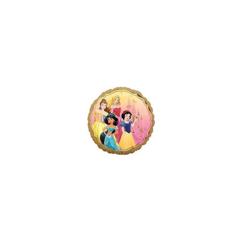 BALLON METALLIQUE ROND PRINCESSE 43 CM 