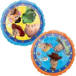 BALLON METALLIQUE ROND TOY STORY 43 CM 