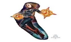 BALLON METALLIQUE CAPTAIN MARVEL 93 CM