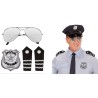 SET DE POLICE LUNETTES EPAULETTES INSIGNE