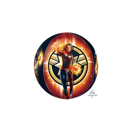 BALLON METALLIQUE ORBZ CAPTAIN MARVEL 38 X 40 CM