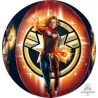 BALLON METALLIQUE ORBZ CAPTAIN MARVEL 38 X 40 CM